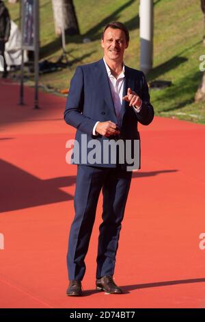 Rome, Italy. 19th Oct, 2020. Alessandro Preziosi on red carpet of the documentary 'La Legge del Terremoto' during the fifth day of the Rome Film Fest 2020 (Photo by Matteo Nardone/Pacific Press/Sipa USA) Credit: Sipa USA/Alamy Live News Stock Photo