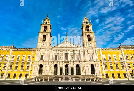 National Palace and Franciscan Convent of Mafra in Portugal Stock Photo