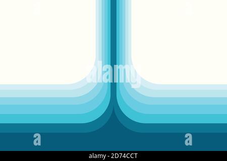image of blue color shades layers background Stock Vector