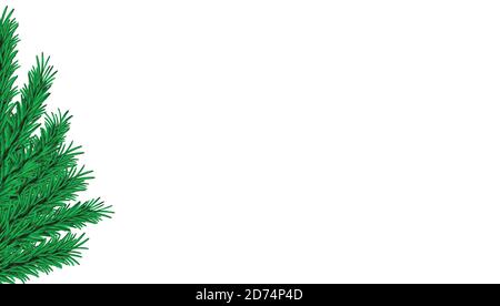 Christmas gifts and spruce branches banner in red  background. realistic gift boxes. Blank space to write cool text. Abstract Design. EPS10 Stock Vector