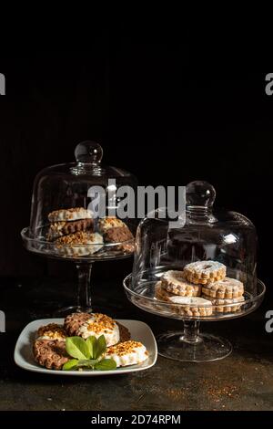 Snack in Arab, Mediterranean and Eastern countries with Moroccan Stock Photo