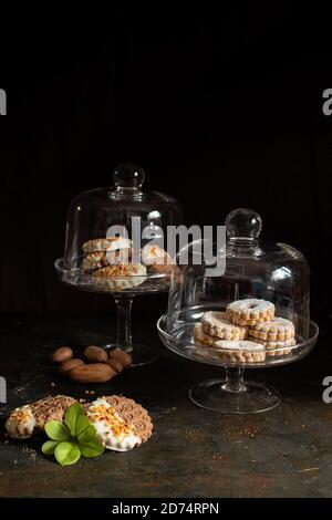 Snack in Arab, Mediterranean and Eastern countries with Moroccan Stock Photo