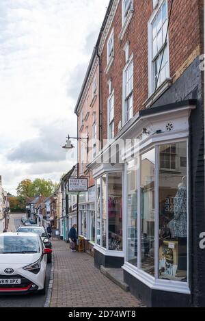 The High Street in Droitwich Spa town centre, Worcestershire, UK Stock Photo