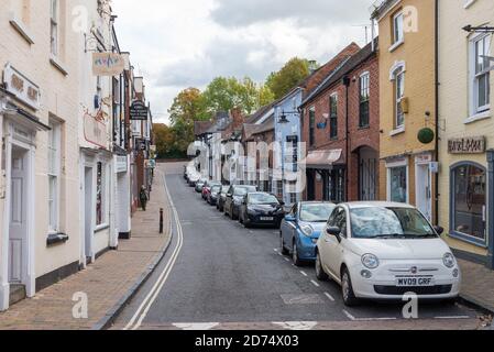 The High Street in Droitwich Spa town centre, Worcestershire, UK Stock Photo