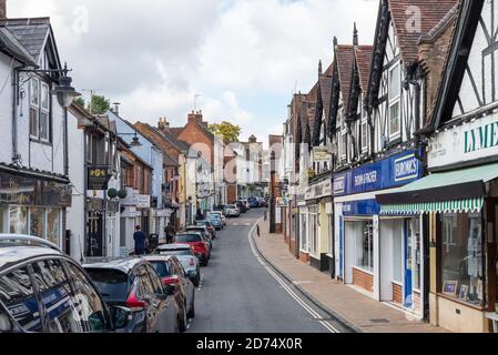 The High Street in Droitwich Spa town centre, Worcestershire, UK Stock Photo