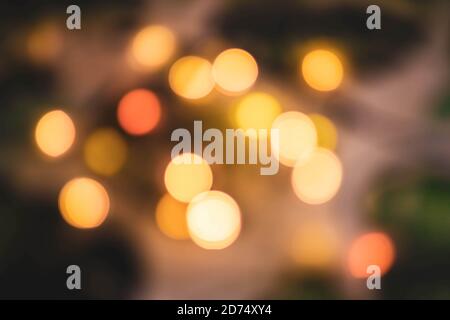 colorful lights out of focus, christmas atmosphere Stock Photo