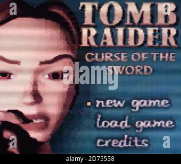 Tomb Raider Curse of popular the Sword for Nintendo Gameboy Color