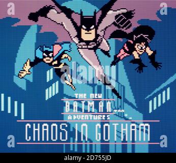 Batman - Chaos in Gotham - Nintendo Game Boy Color Videogame - Editorial use only Stock Photo