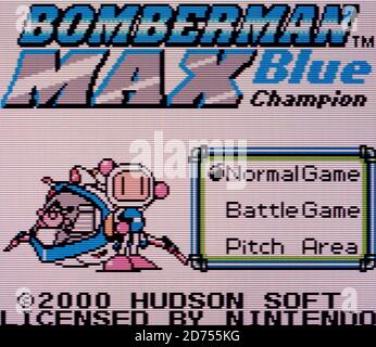 Bomberman Max 2: Blue Advance  (GBA) Gameplay 