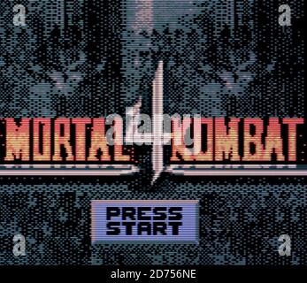 Mortal Kombat 4 - Nintendo Game Boy Color Videogame - Editorial use only  Stock Photo - Alamy