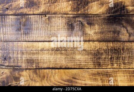 Old wooden brown background from rough boards. Stock Photo