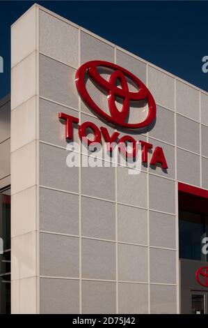 Toyota service center in Connecticut Stock Photo