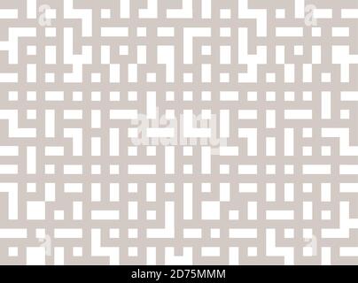 Abstract geometric pattern in chinese vintage decorative style. Eastern background with labirint line ornamental decor Stock Vector