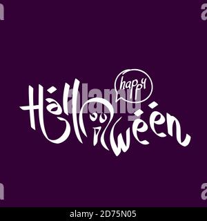 Halloween Sale special offer banner template with hand drawn lettering for holiday shopping. Limited time only. Vector illustration. Happy halloween. Stock Vector