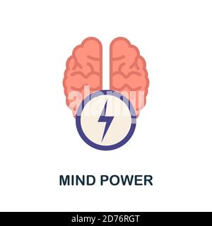 Mind Power icon. Simple element from business motivation collection. Creative Mind Power icon for web design, templates, infographics and more Stock Vector