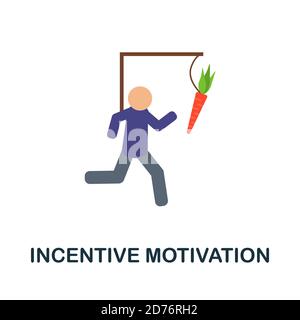 Incentive Motivation icon. Simple element from business motivation collection. Creative Incentive Motivation icon for web design, templates Stock Vector
