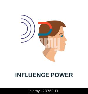 Influence Power icon. Simple element from business motivation collection. Creative Influence Power icon for web design, templates, infographics and Stock Vector