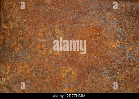 Old rusty textured metal background. Stock Photo