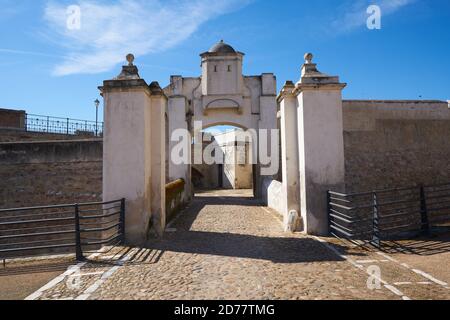 Puerta de Palmas entrance in Badajoz, Spain Stock Photo