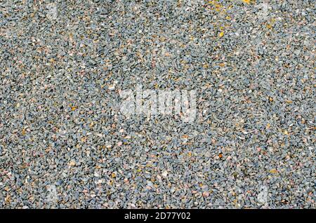 The texture of fine granite chips. Stock Photo