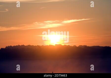 The Summer Solstice at Stonehenge. Stock Photo