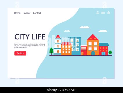 Green modern house with solar panels and wind turbine. Eco friendly alternative energy. Ecosystem city landscape. Flat vector illustration. Stock Vector