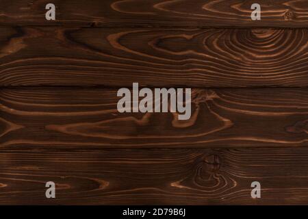 Texture of burnt brown dark wood, blackboard background Stock Photo