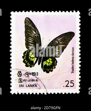 SRI LANKA - CIRCA 1978: a stamp printed in Sri Lanka shows Parliament ...