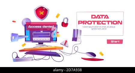 computer shield protection connected cybersecurity data protection ...