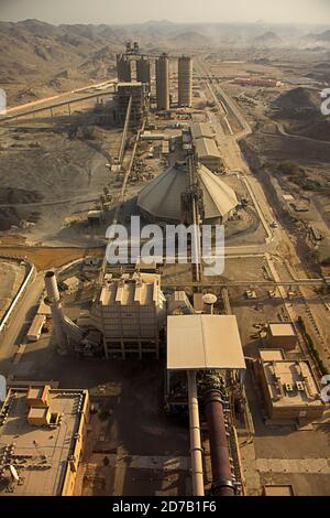 cement factory in Saudi Arabia Stock Photo