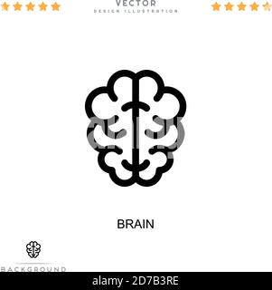 Premium Vector  Brain with wires medical test icon neurology symbol