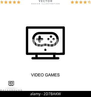 remote control for games with screen and joystick vector illustration ...