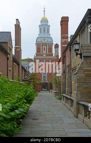 Pierson College in Yale University, New Haven, Connecticut, CT, USA. Stock Photo