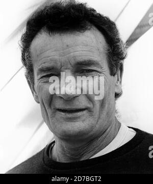 AJAXNETPHOTO.2ND JUNE, 1984. PLYMOUTH,ENGLAND - OSTAR - OBSERVER EUROPE 1 SINGLE-HANDED TRANSATLANTIC RACE - PAUL RICARD SKIPPER ERIC TABARLY (FRA). AJAX NEWS PHOTOS -TABARLY,ERIC. FRENCH YACHTSMAN PICTURED AT PLYMOUTH IN JUNE 1984 BEFORE START OF OSTAR. FELL OVERBOARD FROM HIS YACHT PEN DUICK DURING NIGHT OF 12/13 JUNE 1998 WHILE ON PASSAGE FROM WALES TO IRELAND AND PRESUMED DROWNED. PHOTO:JONATHAN EASTLAND/AJAX REF:2 84 Stock Photo