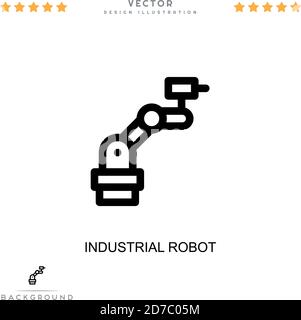 Robotics icon. Simple element from digital disruption collection ...