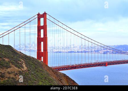 World Famous Golden Gate Bridge, California-USA Stock Photo