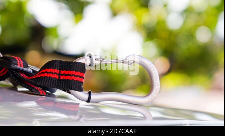 Close up the car keys Stock Photo
