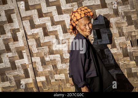 Myanmar kids leaving school Stock Photo