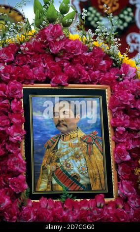 celebration of Chulalongkorn Day, October 23, in Royal Plaza, Bangkok, Thailand Stock Photo