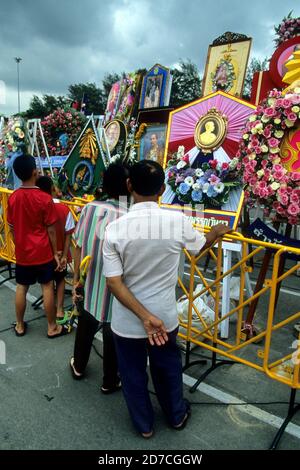 celebration of Chulalongkorn Day, October 23, in Royal Plaza, Bangkok, Thailand Stock Photo