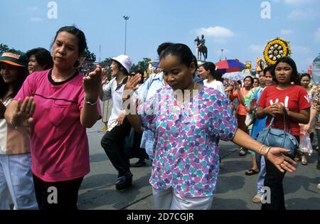 celebration of Chulalongkorn Day, October 23, in Royal Plaza, Bangkok, Thailand Stock Photo