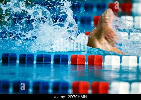 General view during the Atlanta 1996 Olympic Games Swimming at Georgia Tech Aquatic Center in Atlanta, Georgia, United States. Credit: Koji Aoki/AFLO SPORT/Alamy Live News Stock Photo