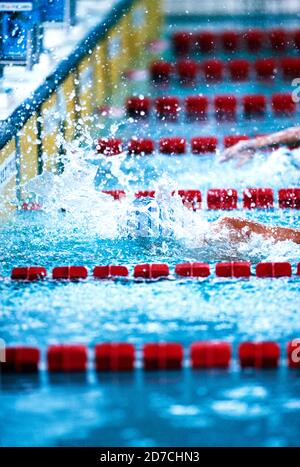 General view during the Atlanta 1996 Olympic Games Swimming at Georgia Tech Aquatic Center in Atlanta, Georgia, United States. Credit: Koji Aoki/AFLO SPORT/Alamy Live News Stock Photo