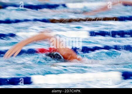 General view during the Atlanta 1996 Olympic Games Swimming at Georgia Tech Aquatic Center in Atlanta, Georgia, United States. Credit: Koji Aoki/AFLO SPORT/Alamy Live News Stock Photo