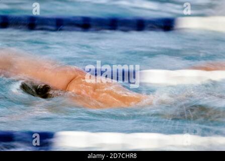 General view during the Atlanta 1996 Olympic Games Swimming at Georgia Tech Aquatic Center in Atlanta, Georgia, United States. Credit: Koji Aoki/AFLO SPORT/Alamy Live News Stock Photo