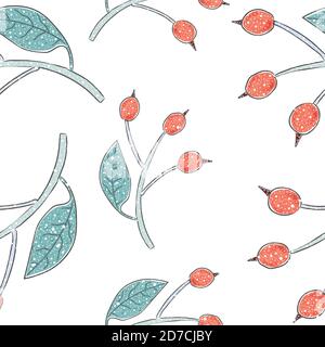 Seamless Winter Pattern. Merry Christmas Texture. Vector Illustration Stock Vector