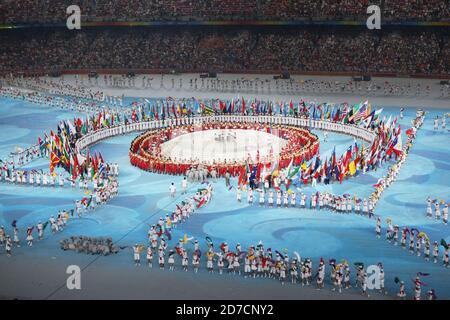 Closing Ceremony of Beijing Olympic Games, AUGUST 24, 2008 : Closing Ceremony at National Stadium during the Beijing 2008 Olympic Games in Beijing, China. Credit: Koji Aoki/AFLO SPORT/Alamy Live News Stock Photo