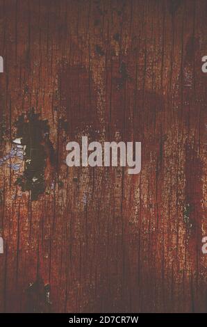 .Dark brown abstract wood texture. Stock Photo