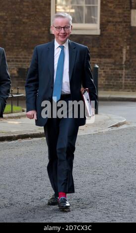 Sep 01, 2020 - London, England, UK - Cabinet Meeting resumes and is held at Foreign Office Photo Shows: Michael Gove arrives Stock Photo