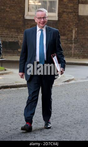 Sep 01, 2020 - London, England, UK - Cabinet Meeting resumes and is held at Foreign Office Photo Shows: Michael Gove arrives Stock Photo